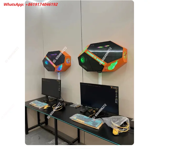Internet cafe wall-mounted chassis colorful lights with fan switch button e-sports hotel wall-mounted chassis