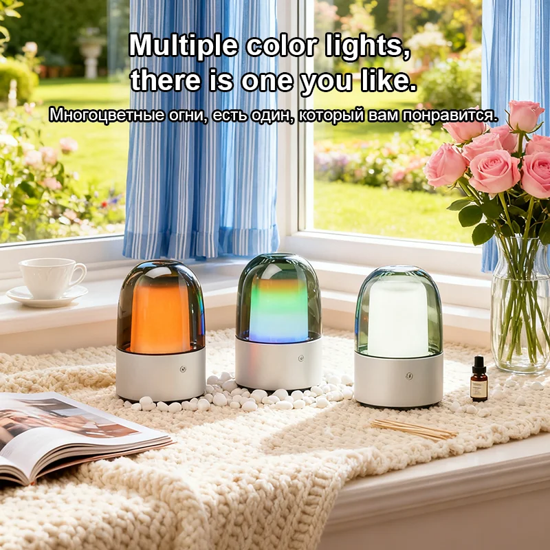 Smart Aroma Diffuser with AI Auto Sensing Timer Spray RGB Breathing Light Quick Odor Elimination Pet Friendly Long-Lasting