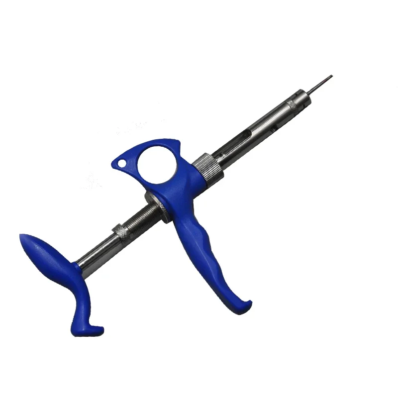 분리된 동물 바늘 FDX-B 애완 동물 ID 태그 134.2KHz 동물 마이크로칩 주사기 2.12x12MM 인젝터 매칭 재활용 금속 인젝터