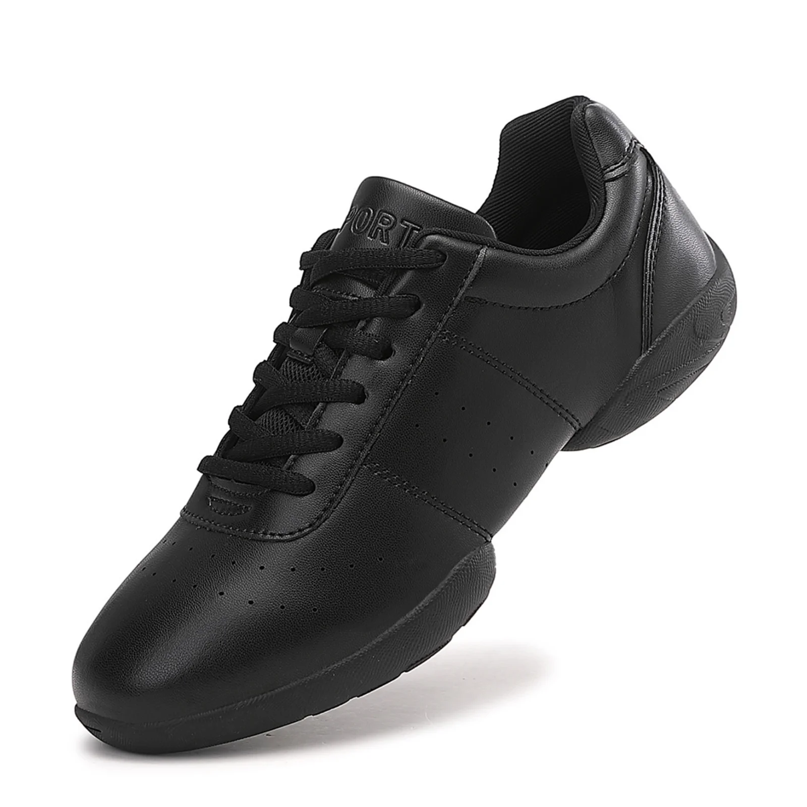 Cheerleading Shoes Women Girls Kids Youth White Black Cheer Shoes Dance Sneakers Lightweight Aerobics Sports Footwear 610