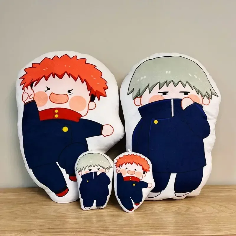 Jujutsu Kaisen Plush Pillows Cute Gojo Satoru Dakimakura Kawaii Anime Cushion Yuji Itadori Throw Pillow Geto Suguru Stuffed Doll