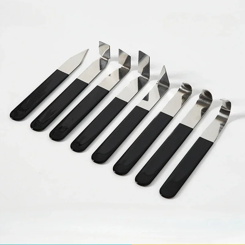 New 8 Pack Metal Clay Carving Knife,Pottery Tools,Clay Hand Tools,Ceramic Tools Set Engraving, Shaping,Clay Sculpture,Styling