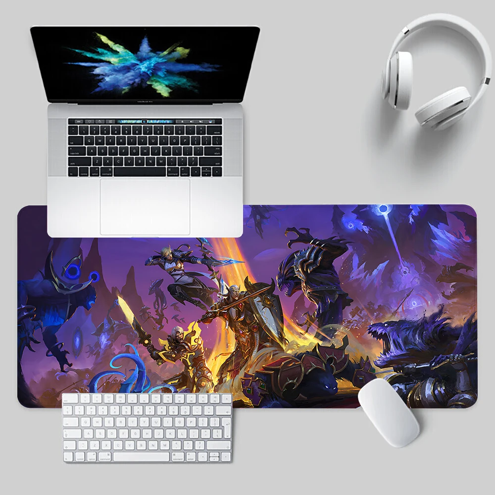 Classic W-Warcrafts game Mousepad HD Printing Computer Gamers Locking Edge Non-slip Mouse Pad XXL90x40cm Keyboard PC Desk Pad