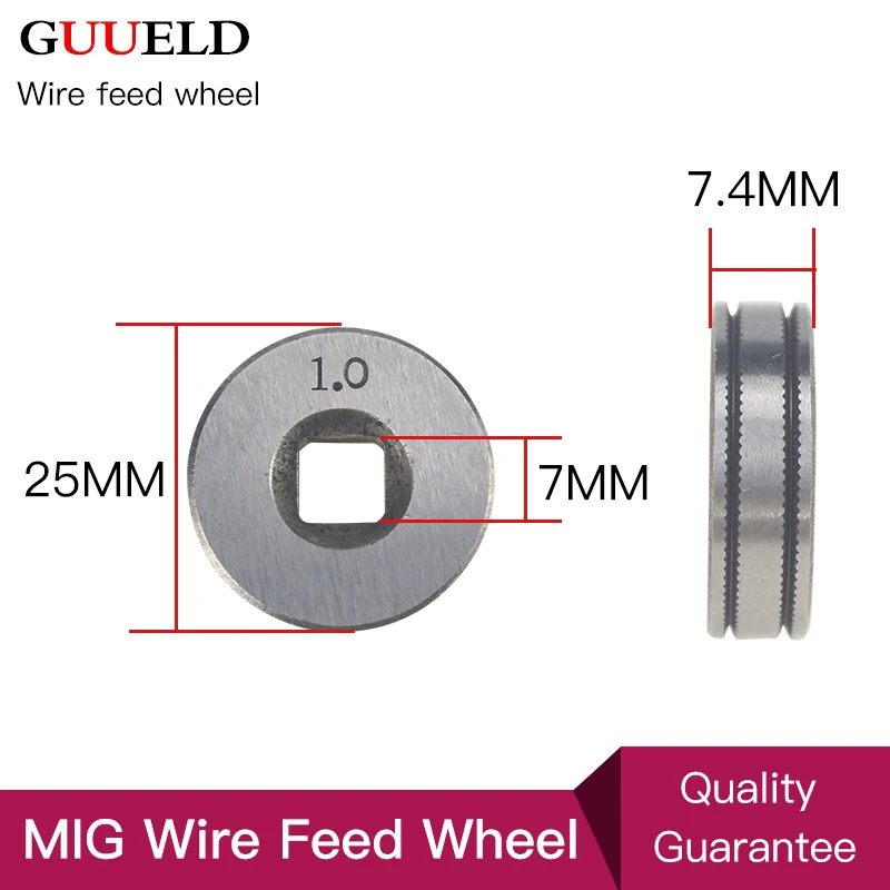 Wire Feeder Wheel Roller 0.8mm 1.0mm 1.2mm Double Size MIG Welder Welding Wire Feeding Machine