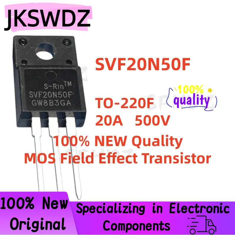 High Quality 10/20/30PCS 100% Brand New SVF20N50F TO-220F 20A 500V MOS Field Effect Transistor