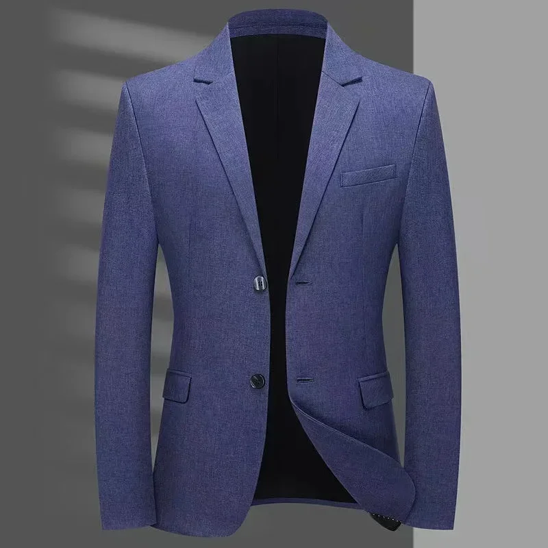 BK256Business Dress Color Casual Spring Wedding Groom Suit Thin Coat