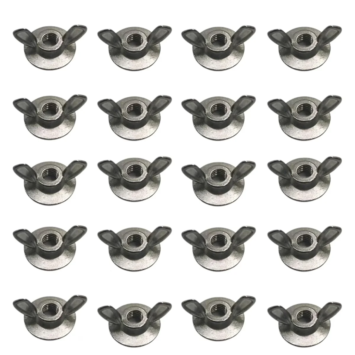 

Hot sale 20PCS Hurricane Shutter Wing Nuts, Hurricane Shutters Wing Nut Driver and Storm Shutter Wing Nuts 1/4-20 Wing Nut