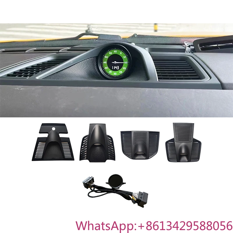 For Porsche Cayenne Panamera 970 Macan 95B Upgrade Kit Liquid Crystal Speedometer LCD Clock Stopwatch Car Modification