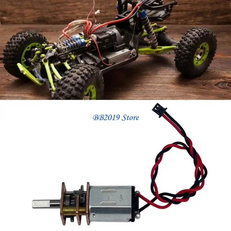 Q0KB 4PCS High Torque DC3V-6V Precise Gear Motor Reduction Motors For Robotics Toy And Device With Low Noise Design