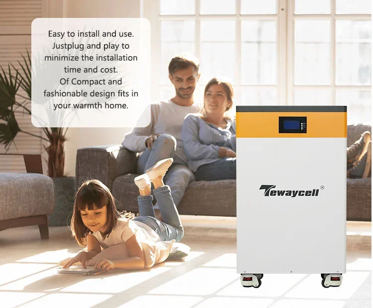 Tewaycell Energy storage system 51.2V 100ah 200Ah 300Ah 5KWH 10kWh 15kWh Floor Standing LiFePO4 Lithium Battery