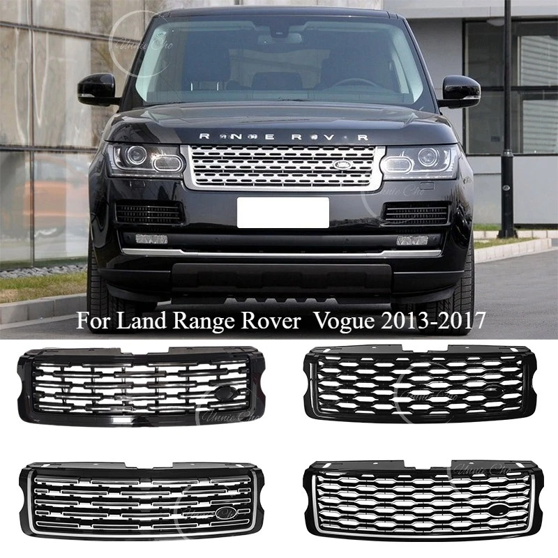 Front Bumper Grille Hood Tuning for Land Rover Range Rover Vogue 2013 -2017 L405 Upgrade To 2018 and 2023 Exterior Accessorie