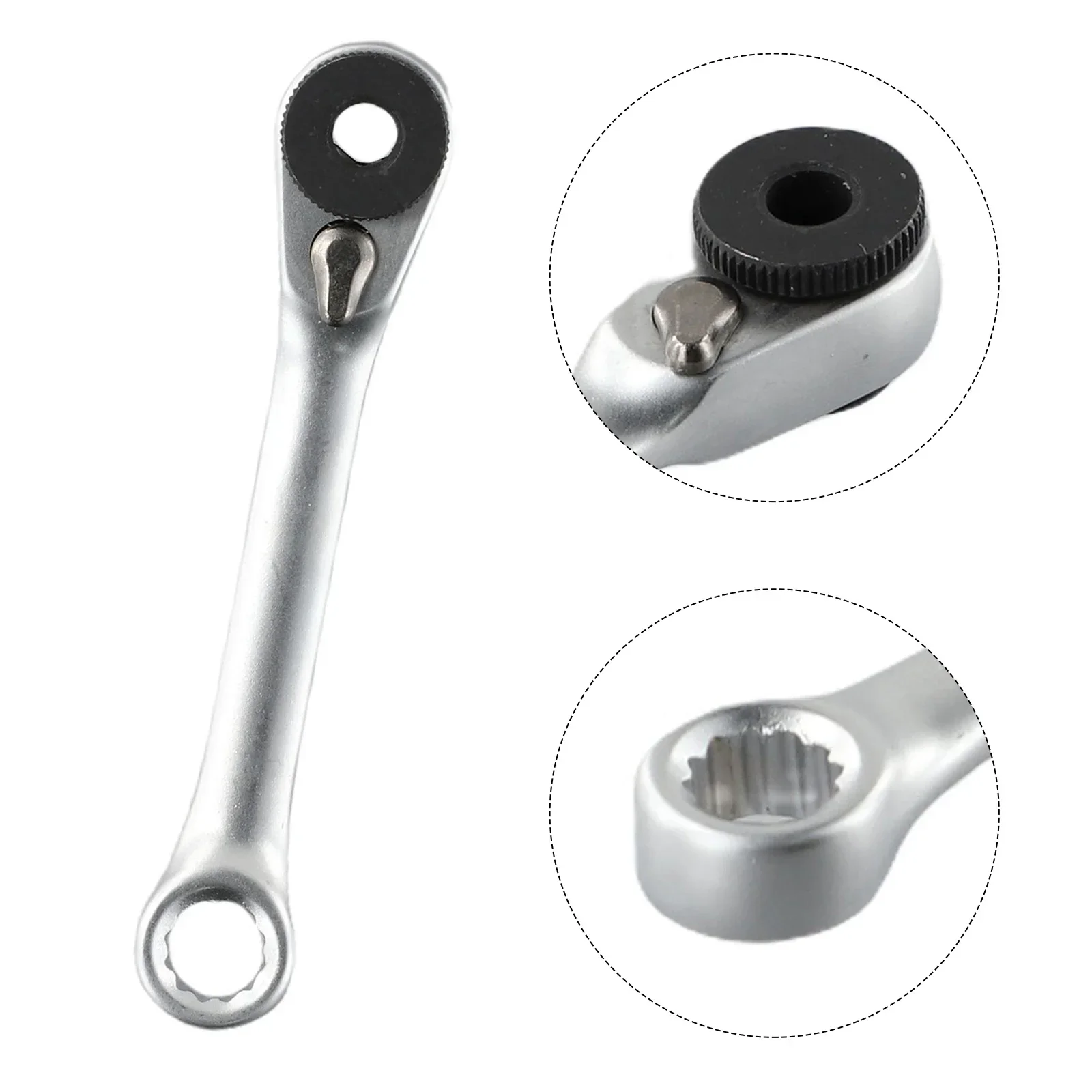 1pc 1/4 Inch Headed Quick Socket Ratchet Wrench Hex Bit Ended Screwdriver Bit  Spanner Wrench Hand Tool