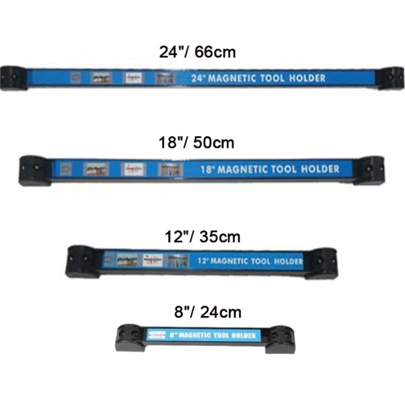 Imagem -03 - Porta-ferramentas Magnético Super Forte Ímã de Metal Barra Organizadora de Armazenamento para Garagem e Oficina in 12 in 18 in