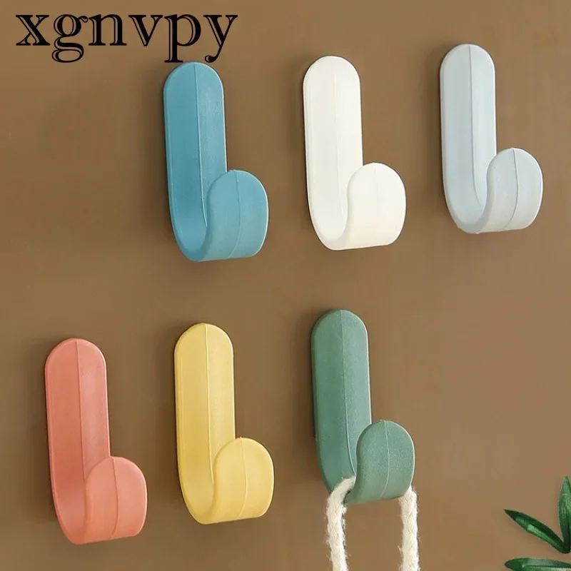 xgnvpy J-type Nordic wind mini strong punch-free hook household non-trace punch-free clothing hook