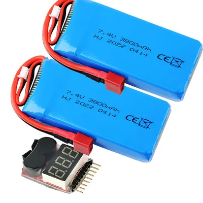 

Wltoys 144001 Rc автомобиль Модернизированный Skymaker 7,4 v 3800mah T разъем батарея для 1/14 RC автомобиль Лодка 2s 3800mAh 144001 автомобиль Lipo батарея запчасти