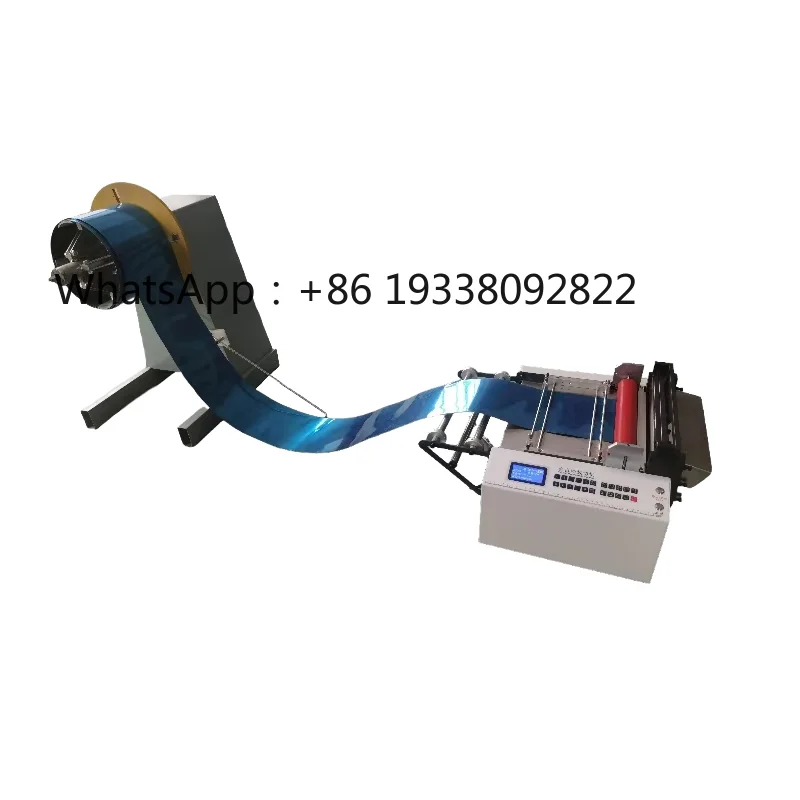 

HLS-320 Automatic 300mm Pvc Fabric Cutting Machine PVC Bag Cutting Tool LCD Touch Screen PVC Tubing Cutting Machine with Feeder