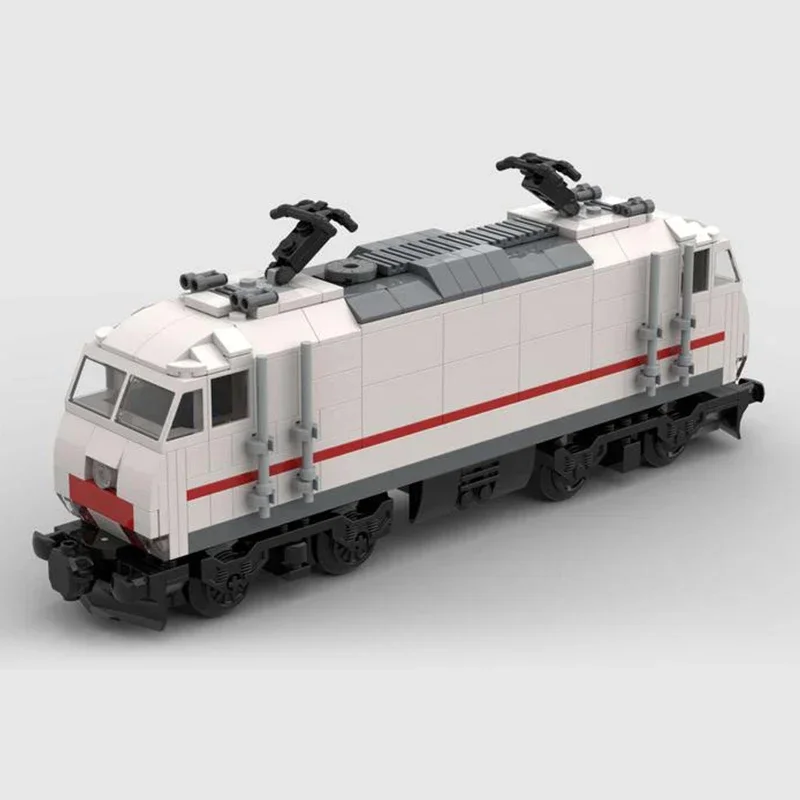 City Train Model Moc Building Bricks DHG 500 C Workslocomotive Technology blocchi modulari regali giocattoli di natale set fai da te assemblaggio