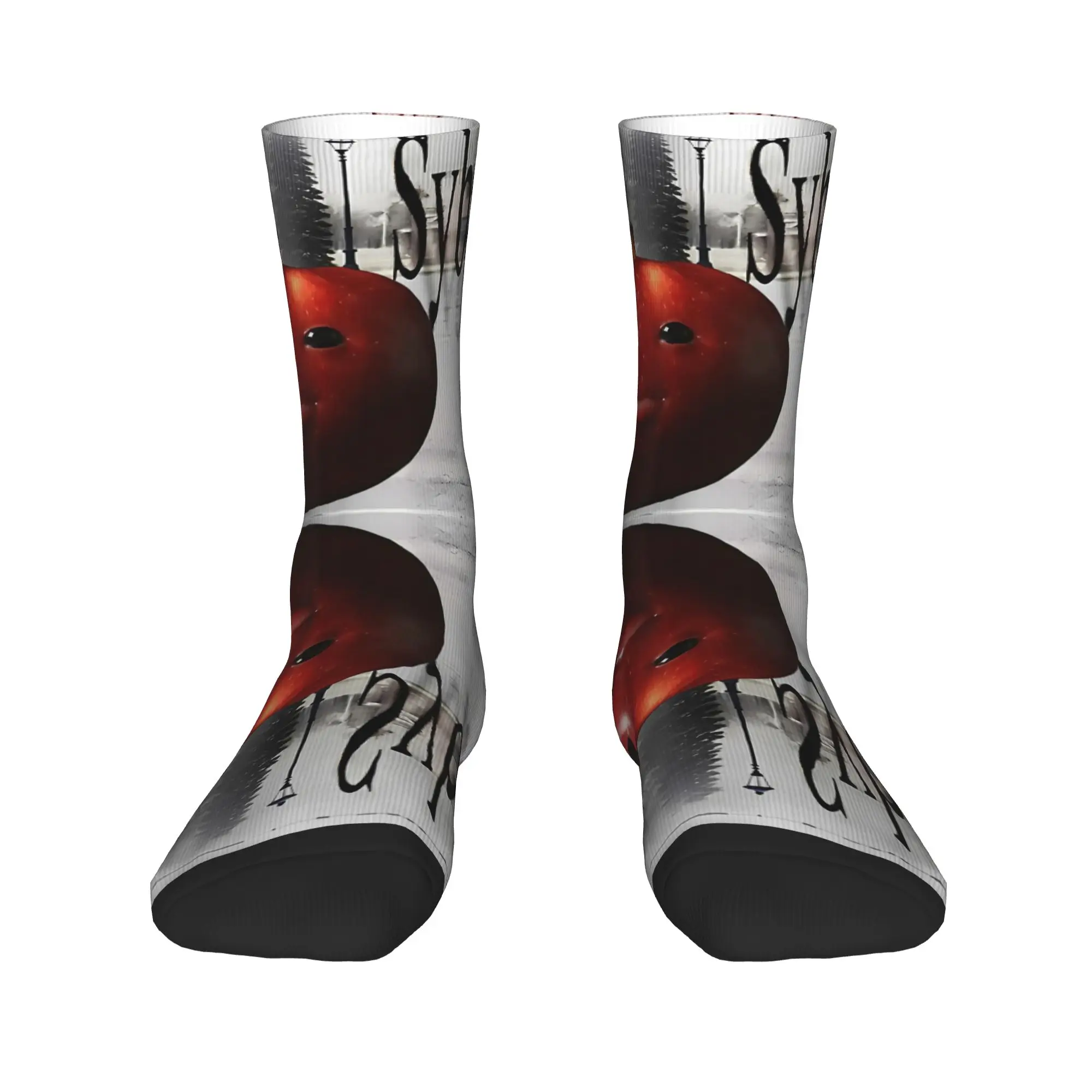 Funny SYBAU Silly AI Apple Gen Z Meme BrainRot Humor Stockings Adults Men  Socks Medium Soft Funny Socks Autumn Anti Sweat Socks