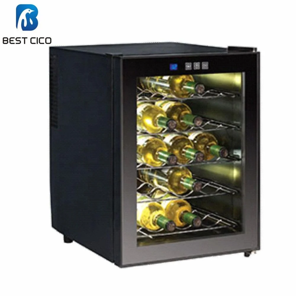 Enfriador de vino eléctrico pequeño, refrigerador de 48 litros, 20 botellas, JC-48F