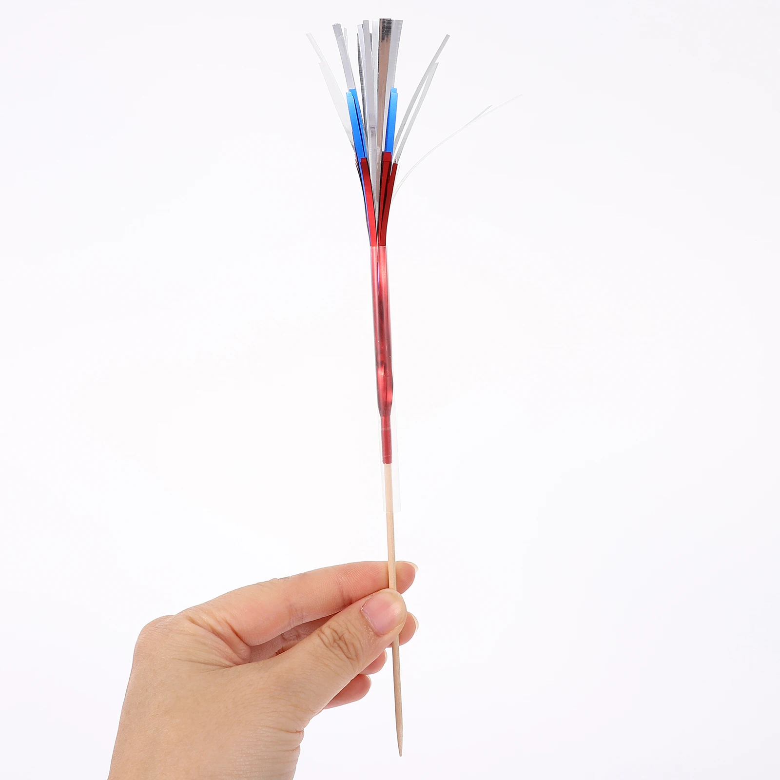 

200pcs 3 Color Firework Picks 6 5 Cm Flag Toothpicks Dessert Toppers Party Fruits S wiches Cupcakes Fruit Food Picks World
