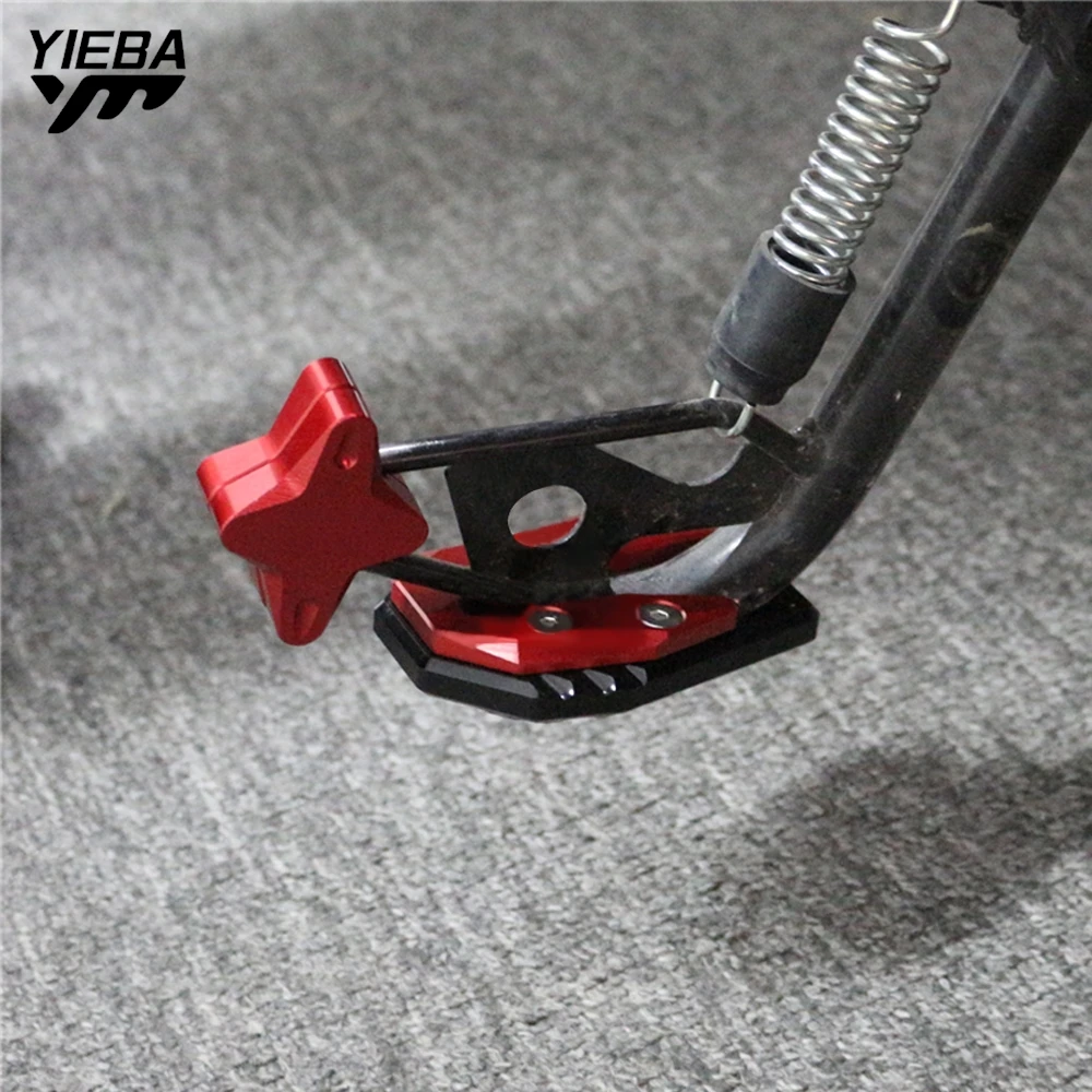 

Motorcycle Accessories Side Stand Enlarger Kickstand Plate Pad Parts FOR YAMAHA NMAX155/125 2015 2016 2017 2018 2019 2020-2023