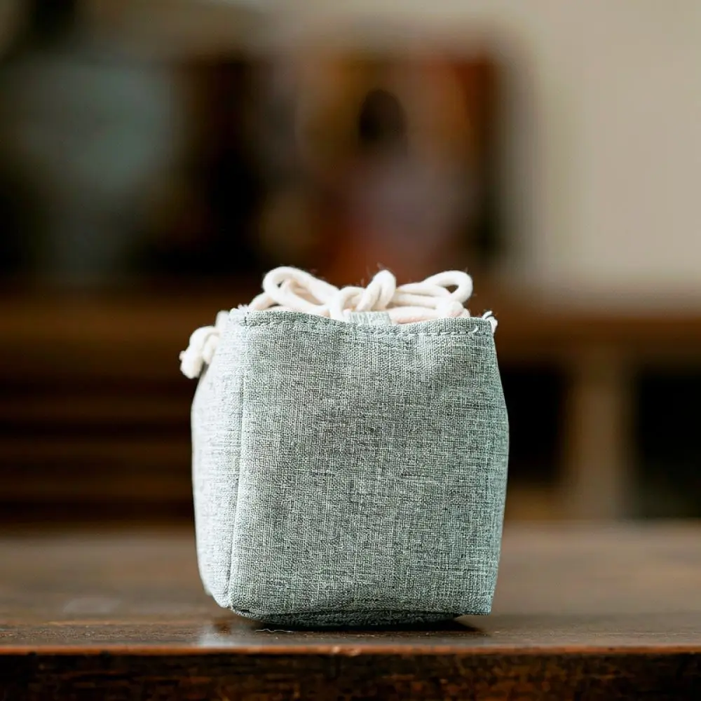 Master Cup Storage Bag Portable Travel Tea Set Pouch Fabric Teapot Holder Drawstring Case Protective Organizer For Trip