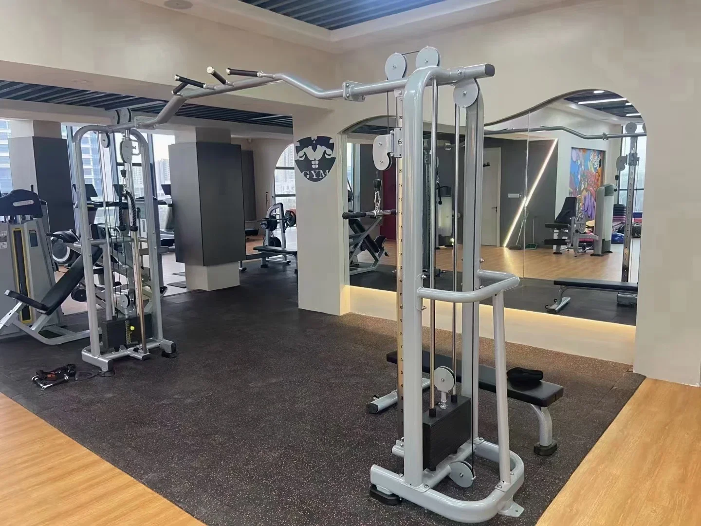 

l Gym Manufacturer Direct Sale Cable Machine Gym Equipment Strength Training FF16 Cable Crossover