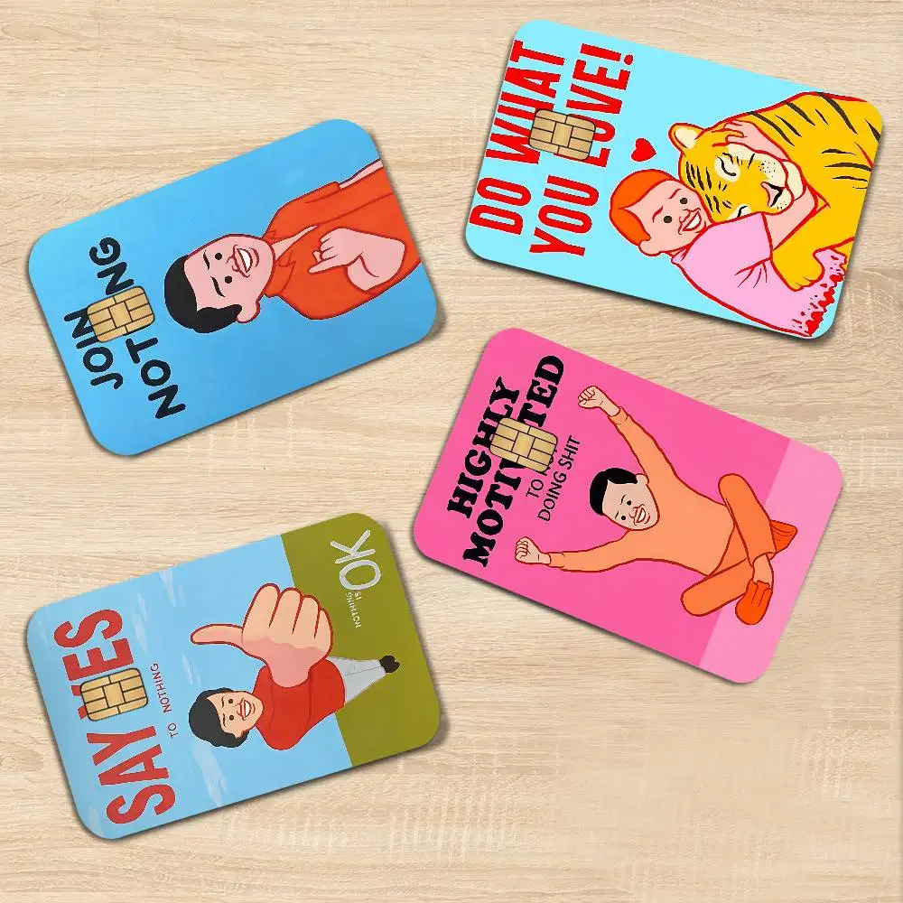 Joan Cornella Art Credit Card Skin Stickers for VISA Bank Card Transportation Card Waterproof Sticker Anti-scratch Women Gift