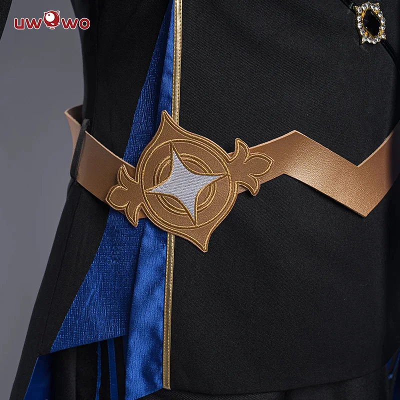 IN STOCK UWOWO Aether Cosplay Exclusive Genshin Impact Cosplay Abyss Prince Aether Costume Traveler Aether&Lumine Halloween