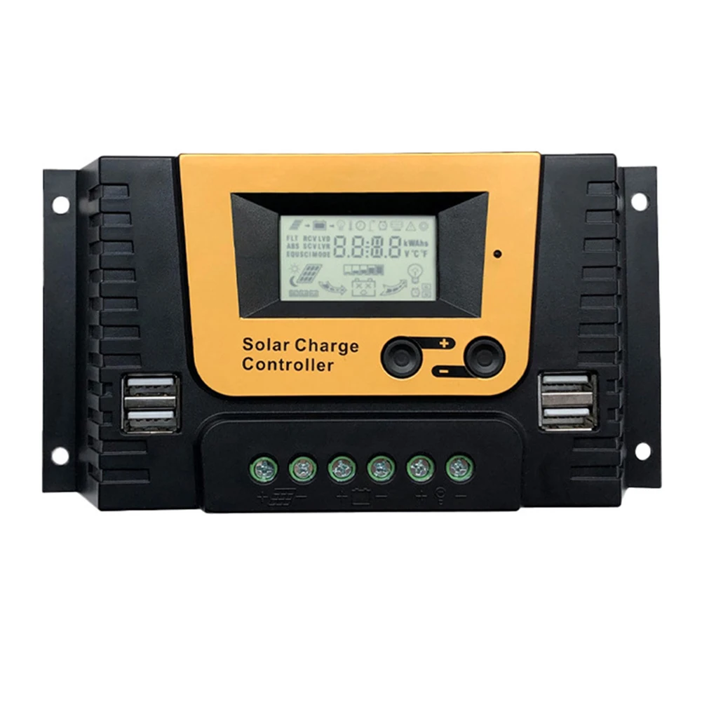 

20A Solar Charge Controller with HD LCD Screen Designed for Multi Battery Compatibility and Enhanced Safety Features