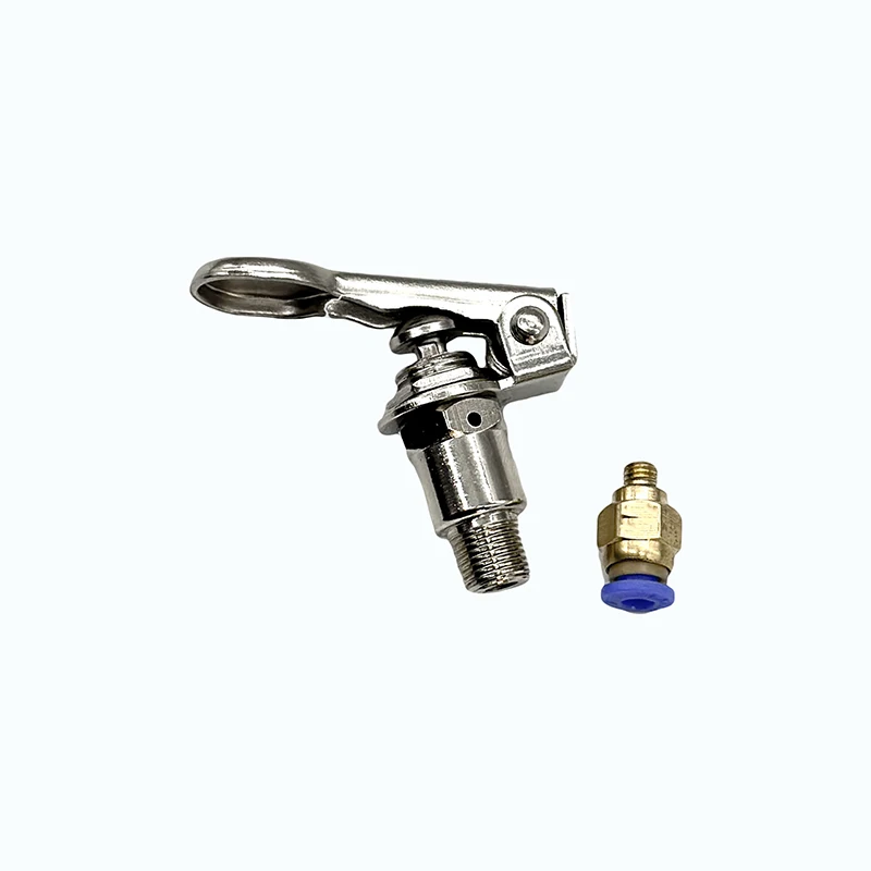 الهواء الهوائية الميكانيكية صمام TAC2-3P صمام العادم 2 موقف 3 طريقة M5 أنثى 1/8 ذكر الموضوع رافعة زر التبديل ث تركيبات #6