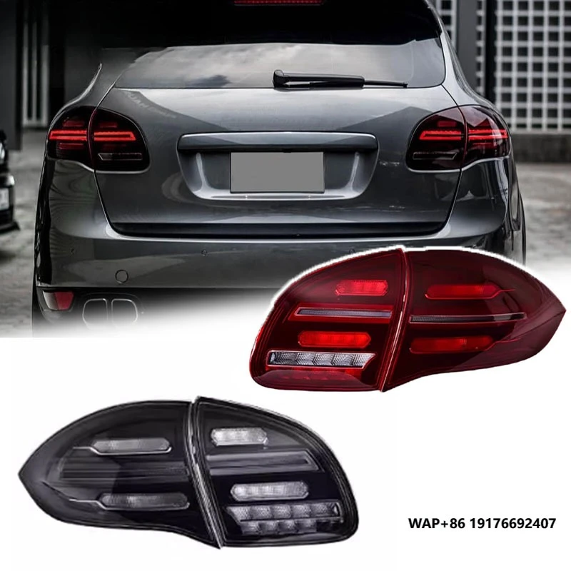

SJC Taillights Assembly forPorsche Cayenne 958.1 2011-2014 Upgrade LED Tail Lamps Signal Brake Light Rear Lights Plug and Play