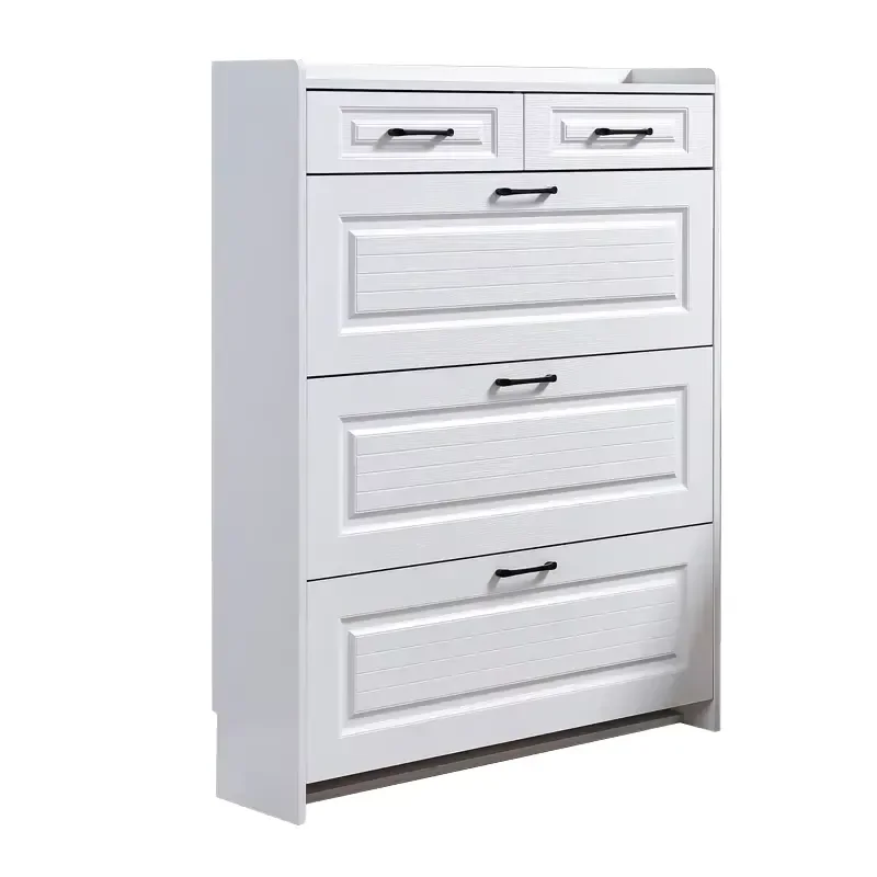 Wholesale Wooden Shoe Storage Rack Cabinet Stacks Organized Furniture for Home for Living Room Dining Apartment & School