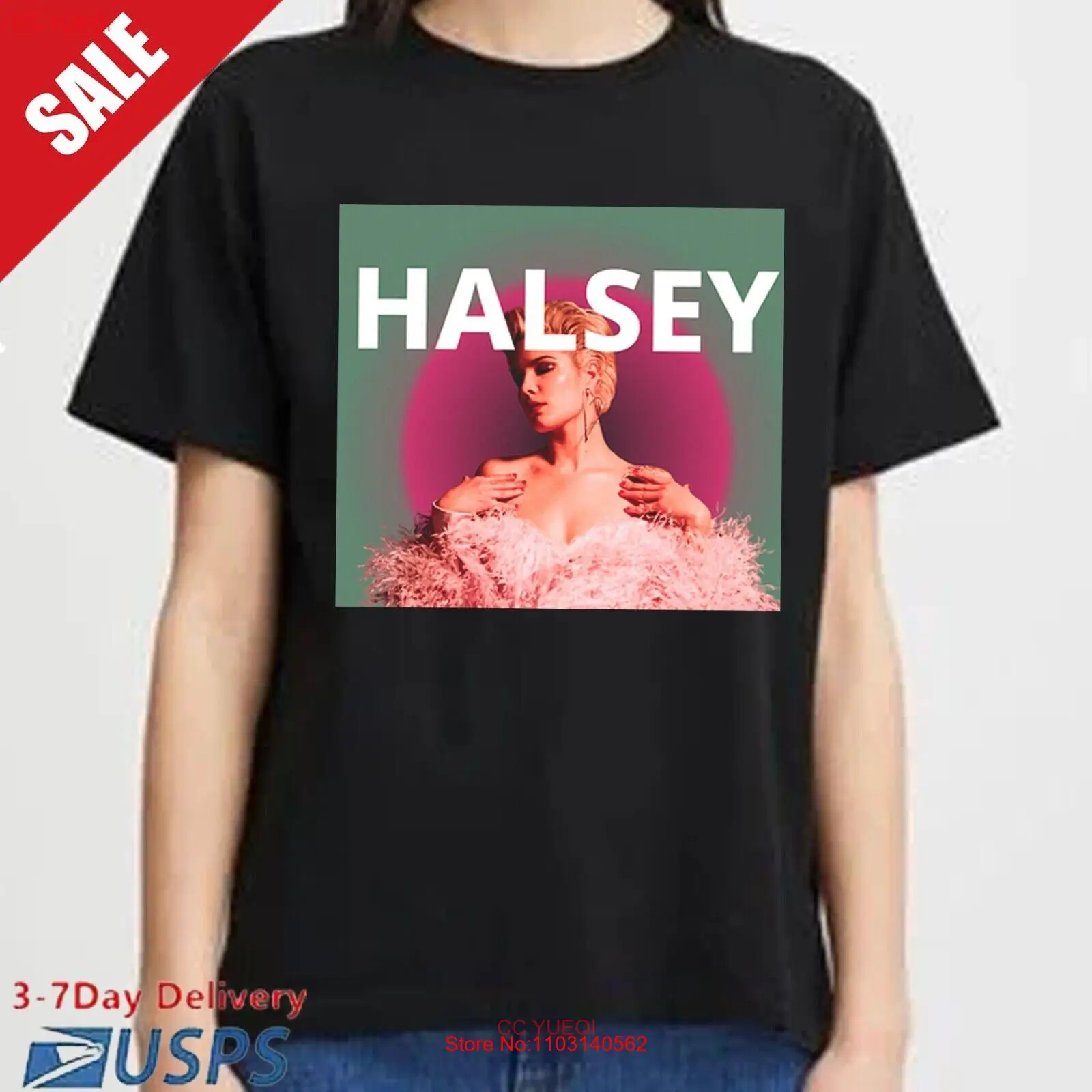 New Popular Halsey Men Men S-5XL Tee 1HN1069