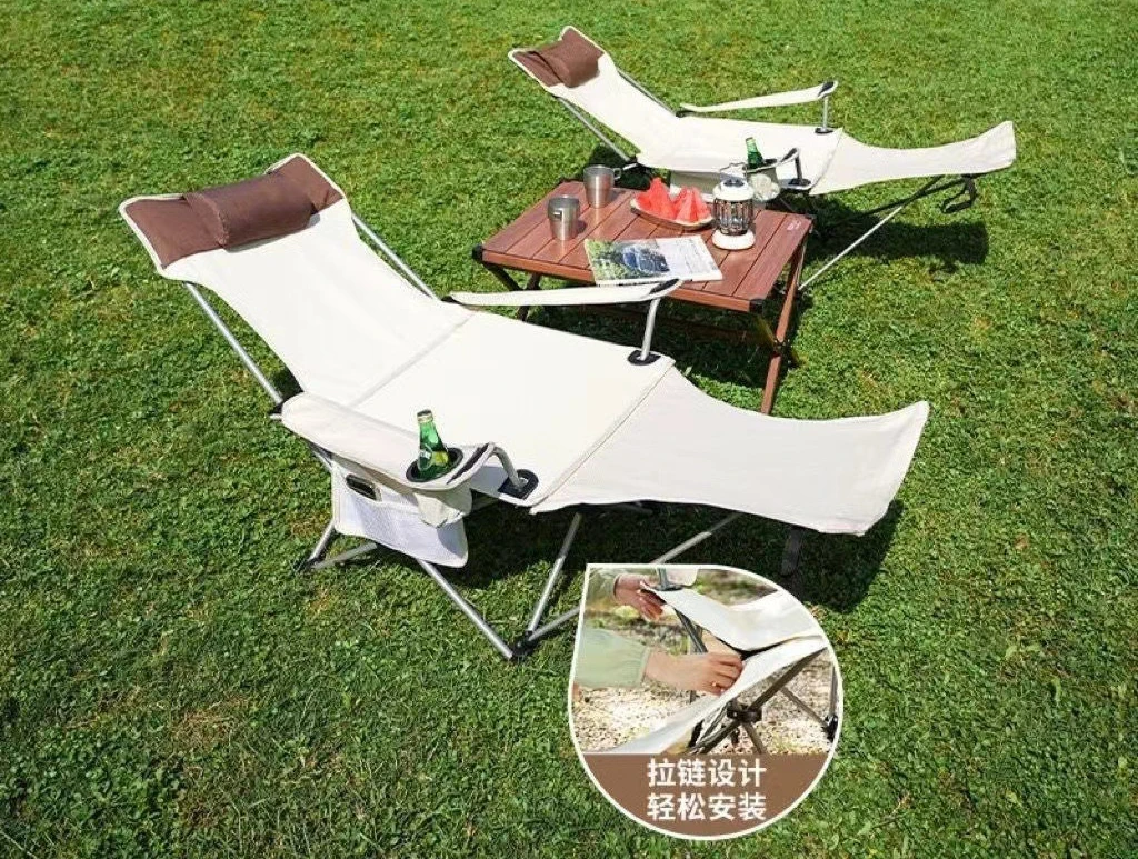 야외 접이식 라운지 의자 휴대용 초경량 낚시 의자 해변 캠핑 감독 의자 등받이 작은 의자 점심 시간