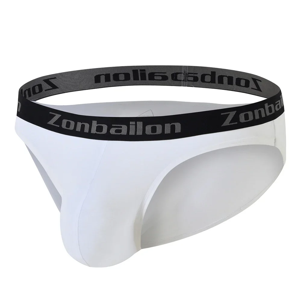 Jinshi Mens Sexy Briefs Underwear U Pouch Bamboo Stretch Low-Rise Breathable Briefs Leakage of buttock