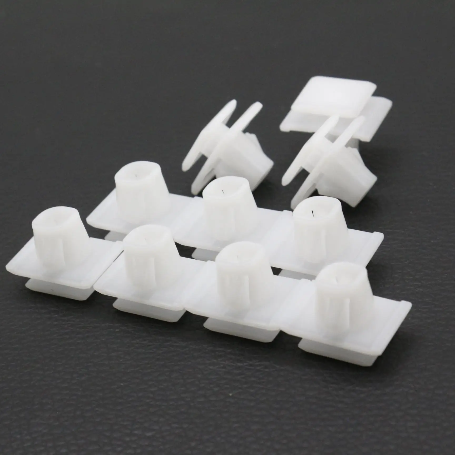 

10 Pcs Lower Outer Door Weatherstrip Retainer Clips For Honda CR-V 2002–2025 & Acura RDX 2007–2012 - Nylon White 75315-STK-A01