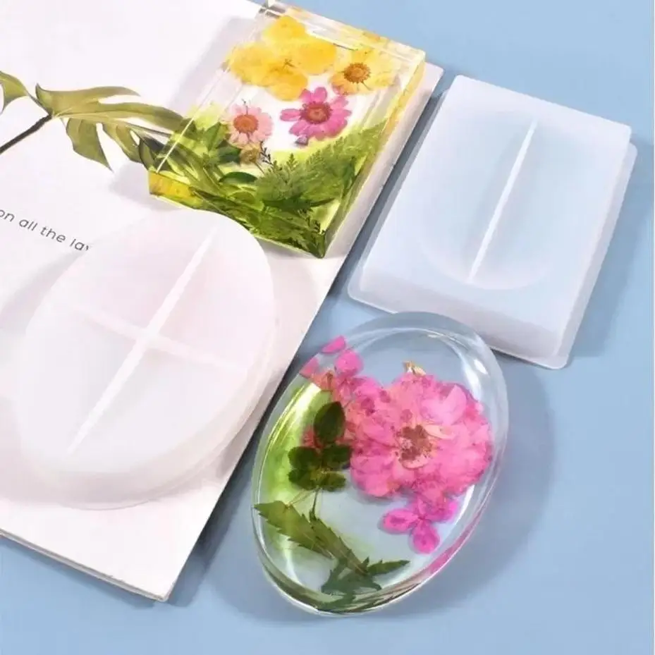 DIY Crystal Epoxy Resin Casting Mold Soap Box Tray Silicone Mould Handmade Crafts Jewelry Making Tool Home Decoration Supplies