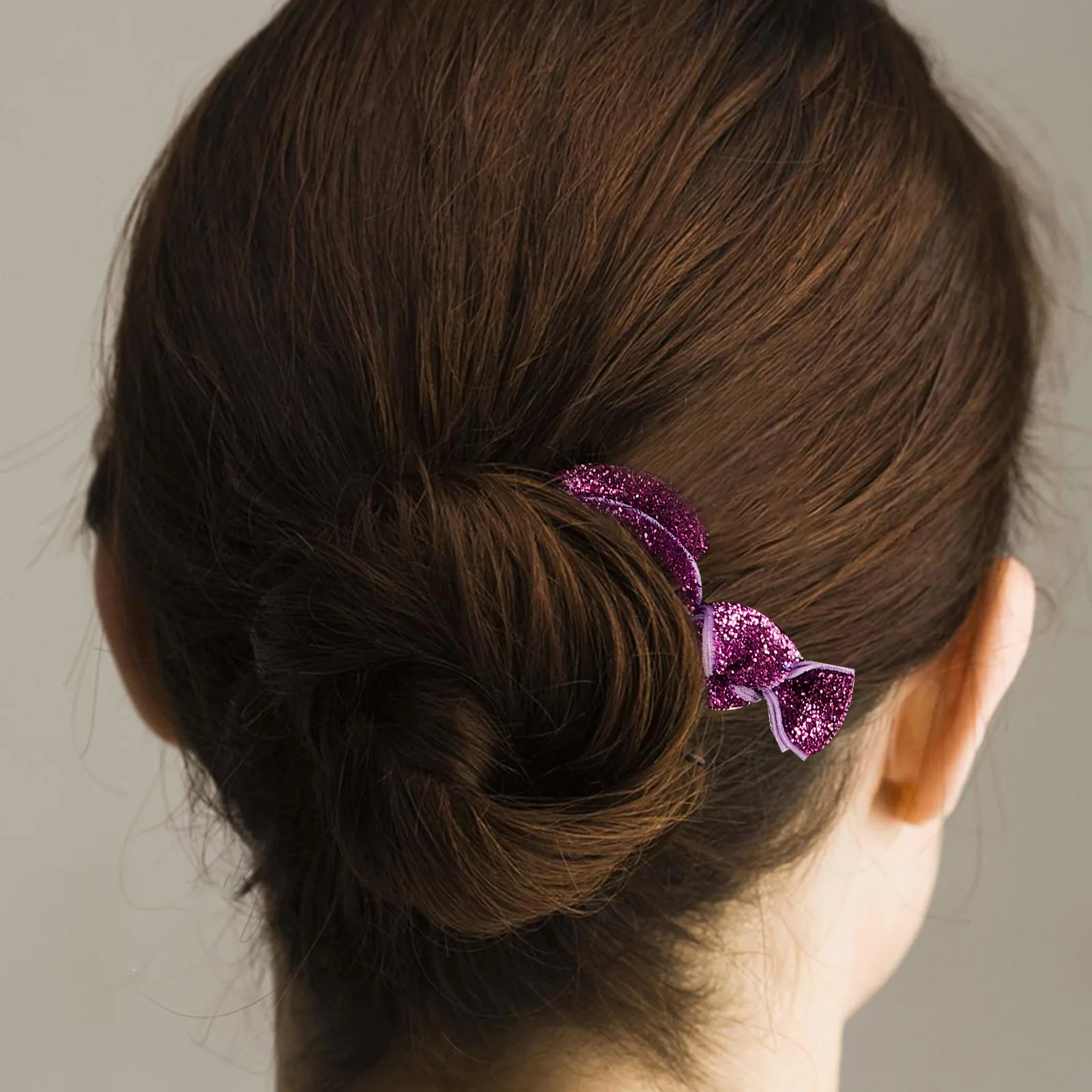 

18Pcs Creaseless Hair Ties Glitter Elastic Ponytail Holders Stretchy No Damage Hair Bands for Girls Women Kids Sports Dance Yoga