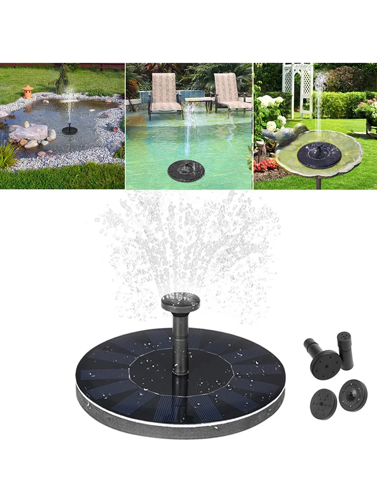 

Плавающий фонтан на солнечной батарее, солнечный фонтан, садовый фонтан для воды, украшение для пруда, фонтан с питанием от солнечной панели, дропшиппинг