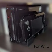 Para consola de juegos Wii U, soporte tres en uno, Base de impresión 3D, juegos y accesorios de consola de juegos Wii U