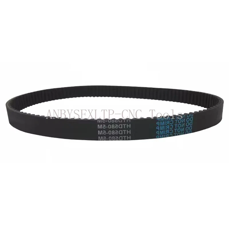 HTD5M Rubber Closed Loop Synchronous Belt Width 10/15/20/25/30/35/40mm Belt Length 580/585/590/595mm 5M Timing Belt Pitch 5mm