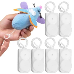 Pluche Speelgoed Diy Core Accessoires Trekken Touw Vibrator Dieren Pop Kwispelen Met De Staart Met Dubbele Wiel Single-Wheel Micro Vibrator
