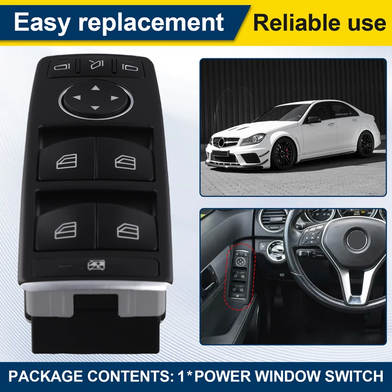 

Left Car Power Window Switch Master Panel for Mercedes-BenzJAS