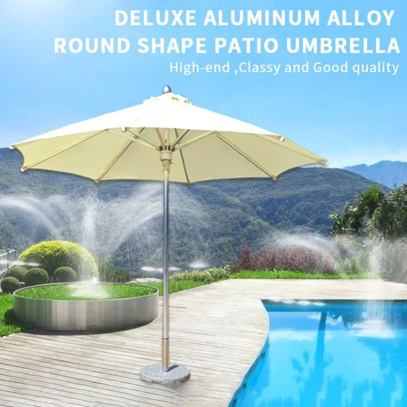 Luxury Custom Waterproof Outdoor Patio Umbrella Wholesale Cantilever Hanging Garden Beach Parasol with Fabric Frame