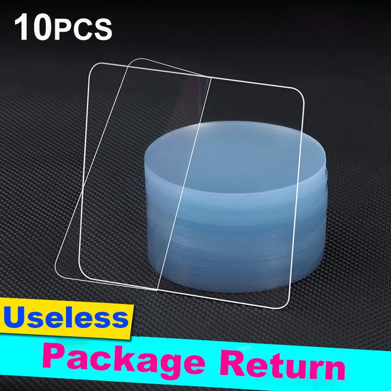 10pcs Double Sided Adhesive Tape Strong Transparent Nano Tape Waterproof Double Sided Tape Adhesive Nano Gel Tape Wall Stickers