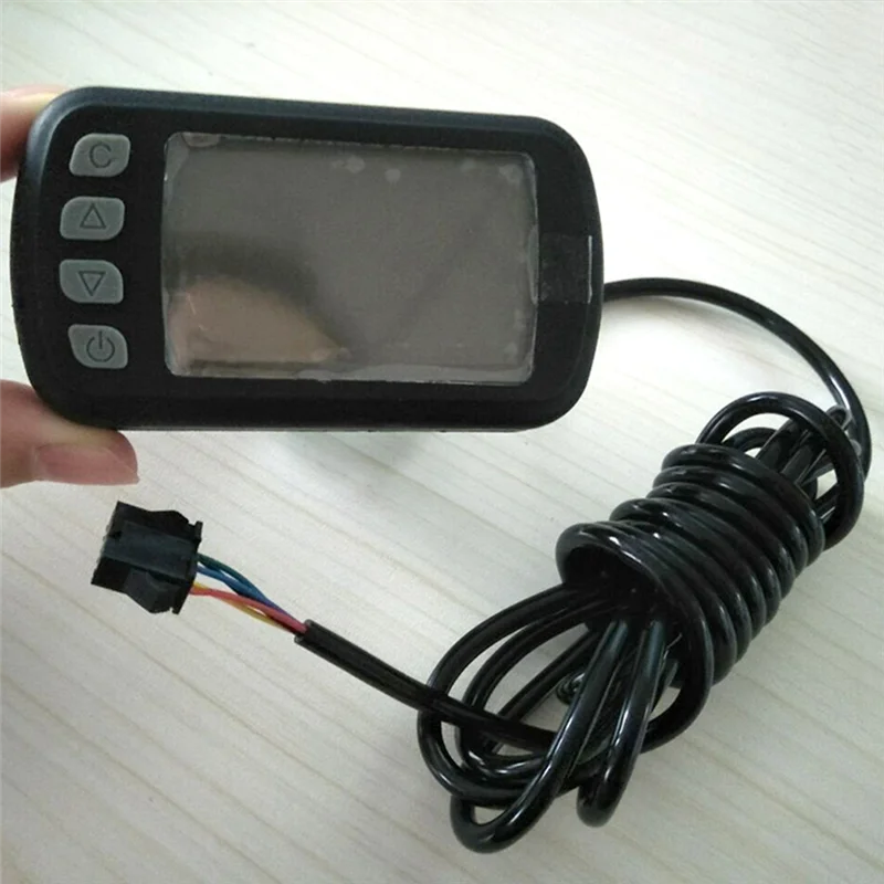 POSV-Mini pantalla LCD para bicicleta eléctrica 24V 36V 48V Scooter motocicleta velocímetro pantalla impermeable Ebike