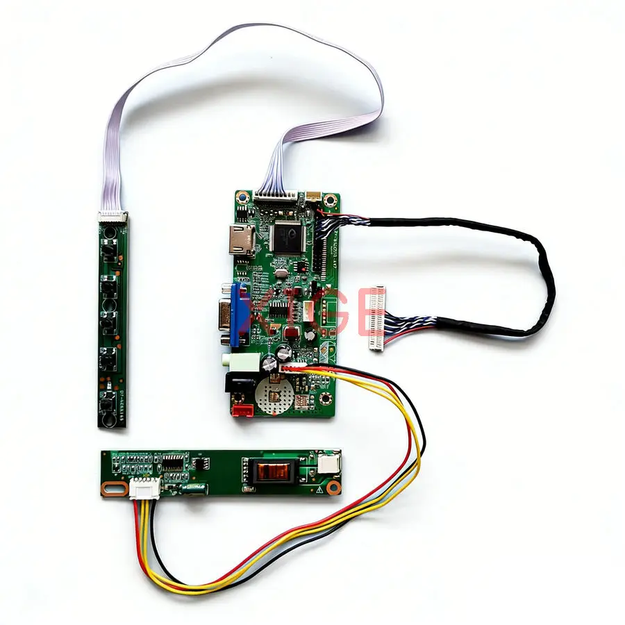 For QD13WL02 B140EW01 B131EW01 QD14WL01 LCD Monitor Controller Drive Board DIY Kit 1-CCFL HDMI+VGA 1280*768 LVDS 30-Pin 1280x768