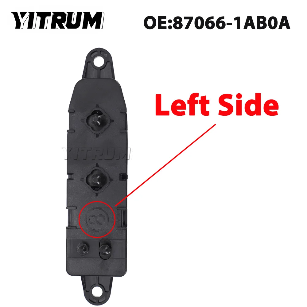 YITRUM Front Left/Right Power Seat Switch For Nissan Altima Titan Pathfinder Murano 87066-1AB0A 870661AB0A 87016-1AA0A