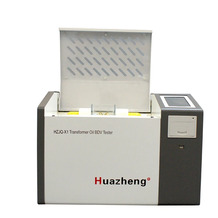 

Huazheng Electric HZJQ-X1 Transformer Oil Bdv Withstanding Breakdown Voltage Tester ASTM D1816 ASTM D877